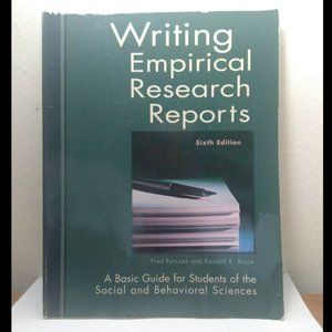 Writing Empirical Research Reports